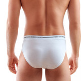 Enrico Coveri ES1000 (6 Pezzi) Slip Uomo in Cotone Elasticizzato con Elastico Esterno - Offerta Multipack
