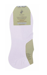 6 Paia Salvapiede INVISIBILE Rimagliato in Filo di Scozia Brevettato Uomo PUNTO