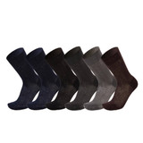 6 Paia Calza Corta Uomo Rasata Rimagliata,Filo di Scozia CHIFFON PUNTO