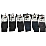 6paia CALZA UOMO LUNGA IN COTONE SENZA ELASTICO UGB COMODO PEZZINI