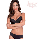 Reggiseno balconcino in microfibra, coppa imbottita e ferretto GRETA LOVEANDBRA