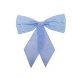 5 Fiocchi per Grembiule Scuola Ementare e Asilo in raso con bottone a clip