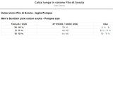 6 Paia Calza Lunga Uomo Pompea  Filo di Scozia morbido polsino non stringe