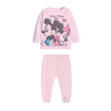 Pigiama neonata serafino lungo in cotone interlock DY32A1435 MINNIE CARTOON