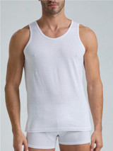 Canotta uomo spalla larga in cotone bielastico Lotto LT1012