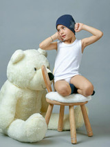 Canotta spalla larga in caldo cotone bambino VL310R Bimbissimi