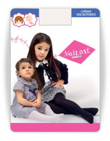 6 Paia Collant Bambina 50 denari coprente in microfibra Aquilone Baby Micro 50