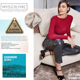 Maglia donna  Invernale in Cashmere Scollo Giro Manica Lunga MYSUBLYME 1412