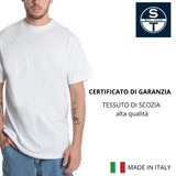 Shirt Uomo Mezza Manica in Filo Di Scozia Portofino Sail Team - Made in Italy
