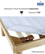 Irge Coprirete 1 piazza e mezza in fibra di poliestere trapuntato Irge made in Italy