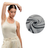 Canotta donna spalla stretta in costina elasticizzata  lamè 12201 MYSUBLYME