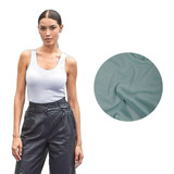Canotta donna spalla larga in costina elasticizzata  lamè 12202 MYSUBLYME