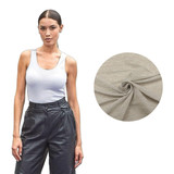 Canotta donna spalla larga in costina elasticizzata  lamè 12202 MYSUBLYME