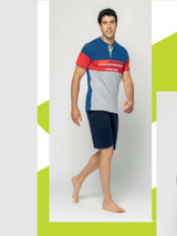 Pigiama Uomo Estivo Corto in Cotone LP1190 LOTTO – Fresco e Traspirante Pigiama Uomo Estivo Corto in Cotone LP1190 LOTTO – Fresco e Traspirante