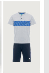 Pigiama Uomo Estivo Corto in Cotone LP1194 LOTTO – Leggero e Confortevole