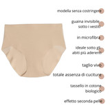 Guaina taglio laser donna in microfibra 8617 Cotonella