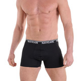 4 Boxer uomo in cotone elasticizzato elastico esterno 573EB TG.8/10 NAVIGARE
