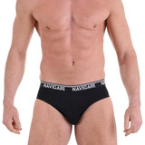 Navigare (4 pezzi) Slip uomo Taglie forti in cotone elasticizzato 574EB