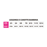 Leggings Bambina e Ragazza Soft cotton 490 Jadea in cotone Elasticizzato