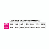 Leggings Bambina e Ragazza Capri in cotone Elasticizzato Jadea 285
