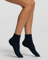 6 Paia Calzino Uomo Donna Bike Socks Pompea in Cotone Tallone e punte rinforzate