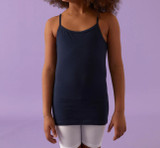 Canotta Bambina Spalla Stretta  in Morbido Cotone Elasticizzato Jadea 282