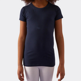 T-Shirt Girocollo Bambina  Mezza Manica in Cotone Elasticizzato Jadea 284
