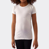 T-Shirt Girocollo Bambina  Mezza Manica in Cotone Elasticizzato Jadea 284