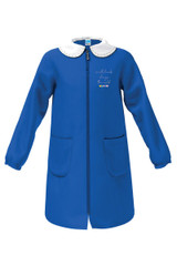 Grembiule bambina elementare con zip e ricamo 33GR4222 SIGGI