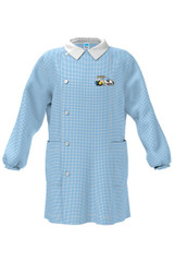Grembiule bambino asilo con bottoni e ricamo 33GR4181 SIGGI