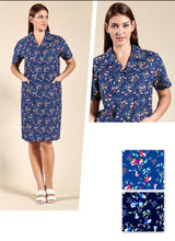 Vestaglietta abito donna mezza manica in cotone 409 Emmesse