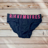 3 Slip uomo in cotone elasticizzato logo fluo BIKKEMBERGS