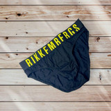 3 Slip uomo in cotone elasticizzato logo fluo BIKKEMBERGS