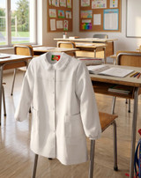 Grembiule Scuola Bambina Asilo Elementare con Bottoni senza Ricamo Mariano
