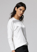 Maglia donna a manica lunga morbido mix di cotone e viscosa 4858 JADEA