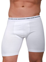 Enrico Coveri EB1000 Boxer Long Uomo Cotone Elasticizzato - 6 Pz