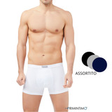 12 Boxer Uomo cotone elasticizzato con tassello antibatterico MP410C PRIMINTIMO