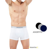 12 Boxer Uomo cotone elasticizzato con tassello antibatterico MP450C PRIMINTIMO
