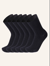 6 Paia Calza Sanital Corta Misto Lana Uomo Prisco Made in Italy