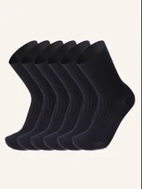 Prisco (6 Paia) Calza Corta Uomo Sanital in Cotone Made in Italy