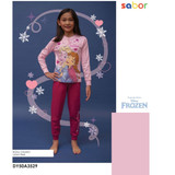 Pigiama bambina lungo in cotone invernale FROZEN 3529 Pigiama bambina lungo in cotone invernale FROZEN 3529