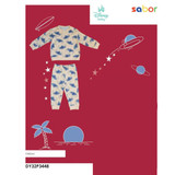 Pigiama neonato lungo in cotone invernale STITCH 3448