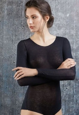 Body donna in cashmere manica lunga girocollo 1411 MYSUBLYME