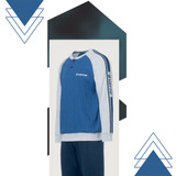 Pigiama da uomo invernale lungo caldo cotone LP2124 LOTTO Pigiama da uomo invernale lungo caldo cotone LP2124 LOTTO