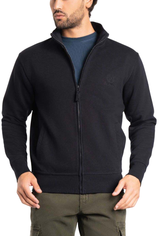 BeBoard Giacca felpa Uomo zip Invernale collo alto in cotone felpato 9030