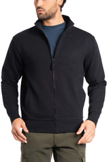 Giacca felpa Uomo zip Invernale collo alto in cotone felpato 9030 BE BOARD