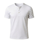 Enrico Coveri ET1510 Maglia Uomo collo Serafino Mezza Manica Cotone Bielastico