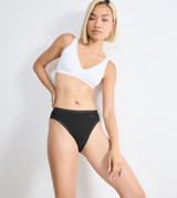 3pz Slip midi donna in cotone,inserti in pizzo elasticizzatoGoCrushHighLegSLOGGI