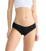 3pz Slip midi donna in cotone,inserti in pizzo elasticizzatoGoCrushHipsterSLOGGI