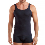 Enrico Coveri (3 pezzi) Canottiera Uomo Spalla Stretta Cotone Costina ET1105